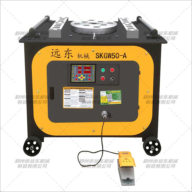 GW50型數(shù)控鋼筋彎曲機(圖1) GW50型數(shù)控鋼筋彎曲機(圖1)