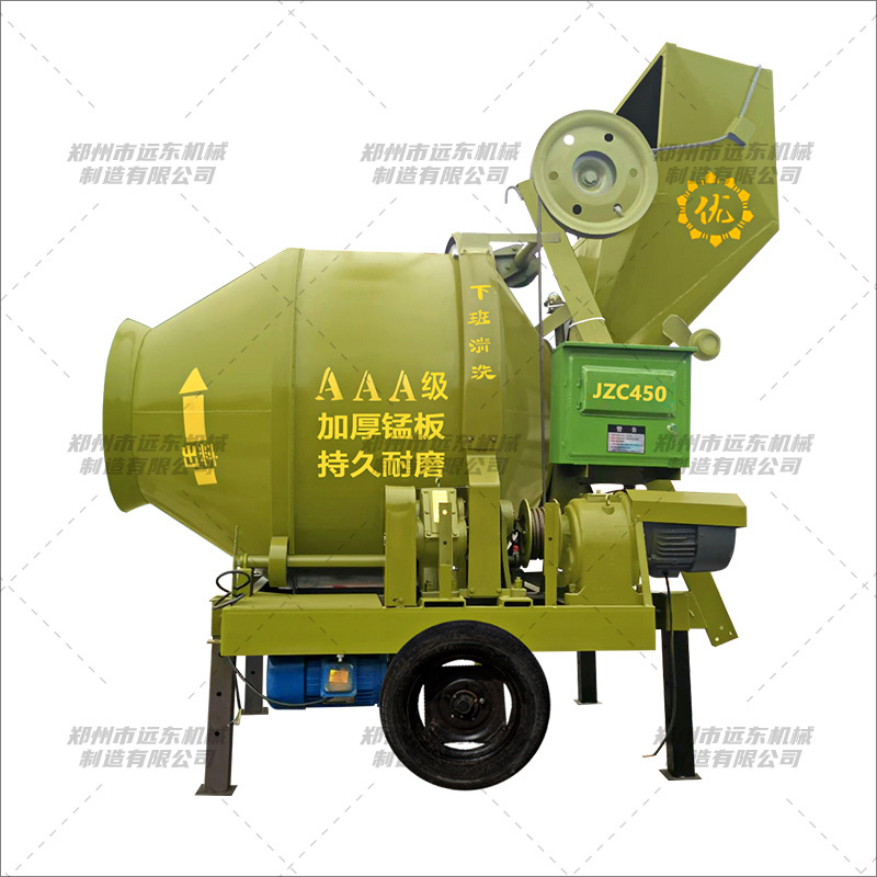 JZC450型全自動(dòng)翻斗攪拌機(jī)(圖1) JZC450型全自動(dòng)翻斗攪拌機(jī)(圖1)