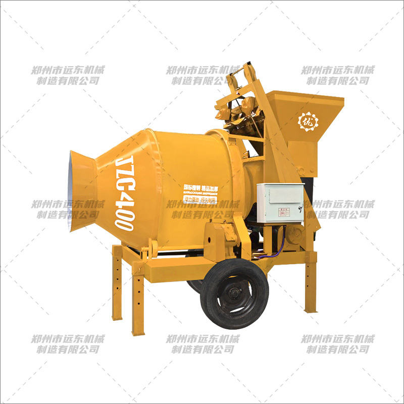 JZC400型全自動爬斗攪拌機(jī)(圖1) JZC400型全自動爬斗攪拌機(jī)(圖1)