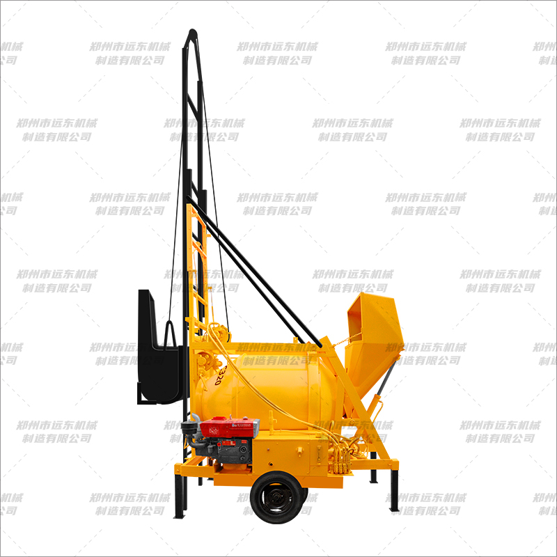 JZC320-500型柴油液壓款爬梯翻斗攪拌機(jī)(圖1) JZC320-500型柴油液壓款爬梯翻斗攪拌機(jī)(圖1)